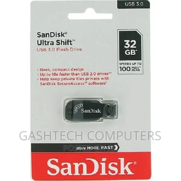 Sandisk Ultra Shift USB 3.0 Flash Drive 32GB