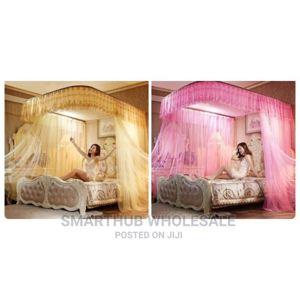 Two Stand Mosquito Net With Sliding Rails 5by6