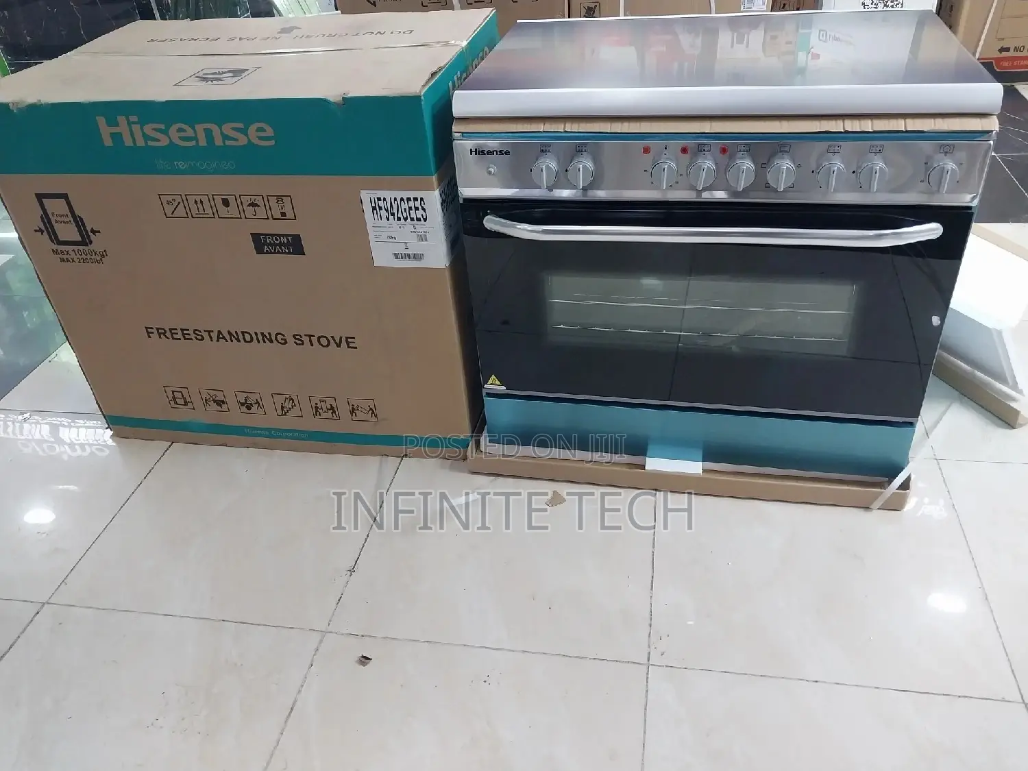Hisense Cooker 4 Gas + 2 Electric Electric Oven
