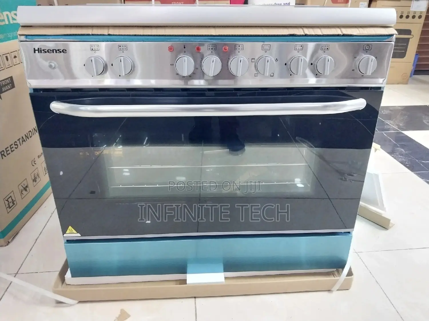Hisense Cooker 4 Gas + 2 Electric Electric Oven
