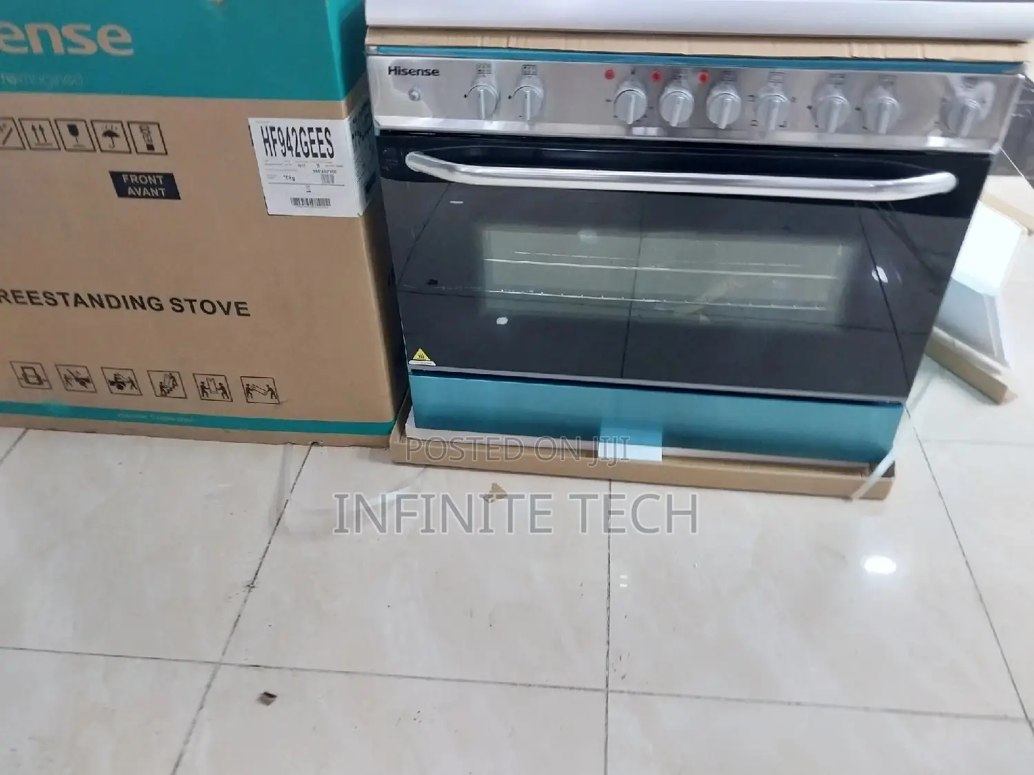 Hisense Cooker 4 Gas + 2 Electric Electric Oven