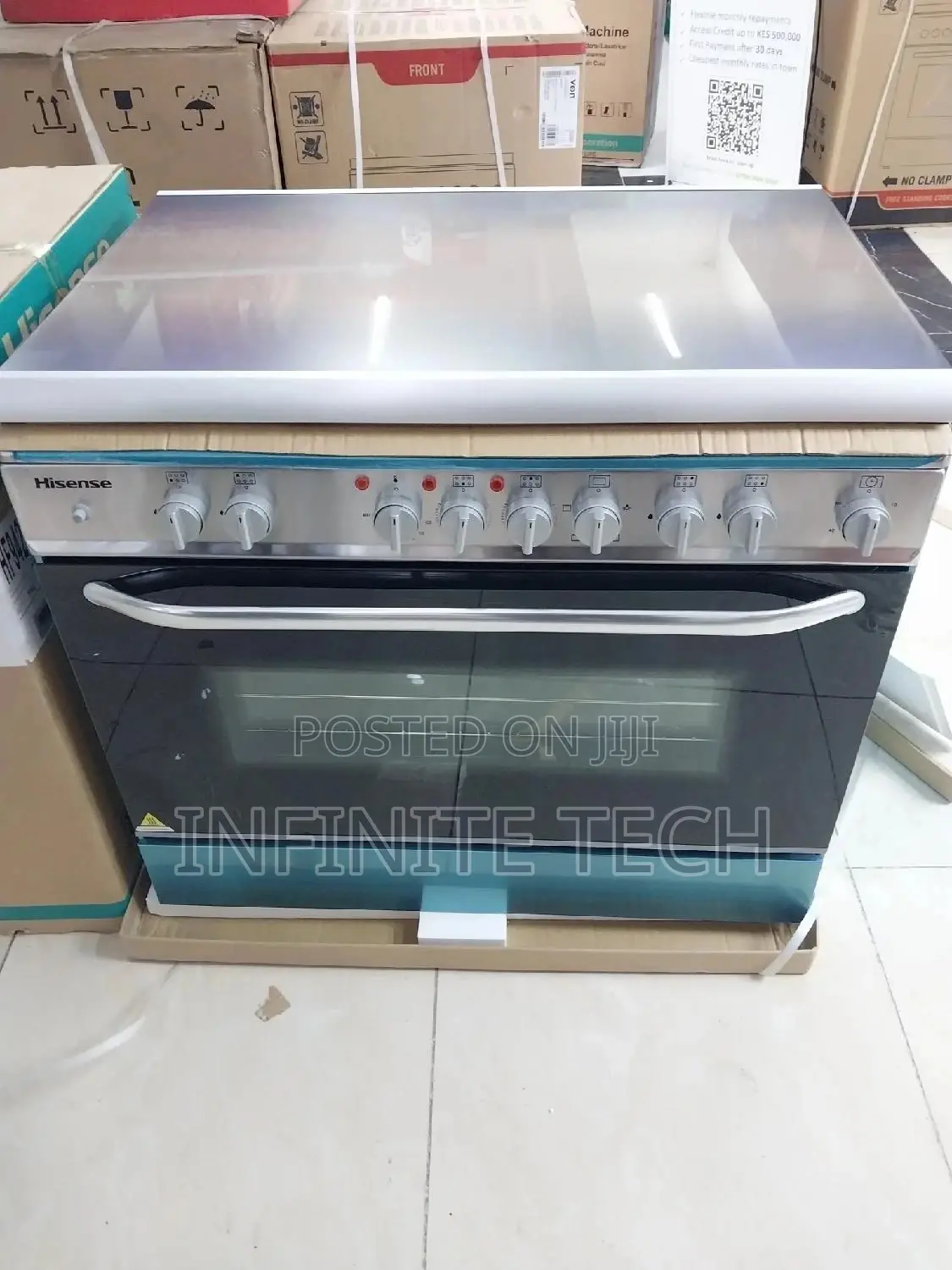 Hisense Cooker 4 Gas + 2 Electric Electric Oven