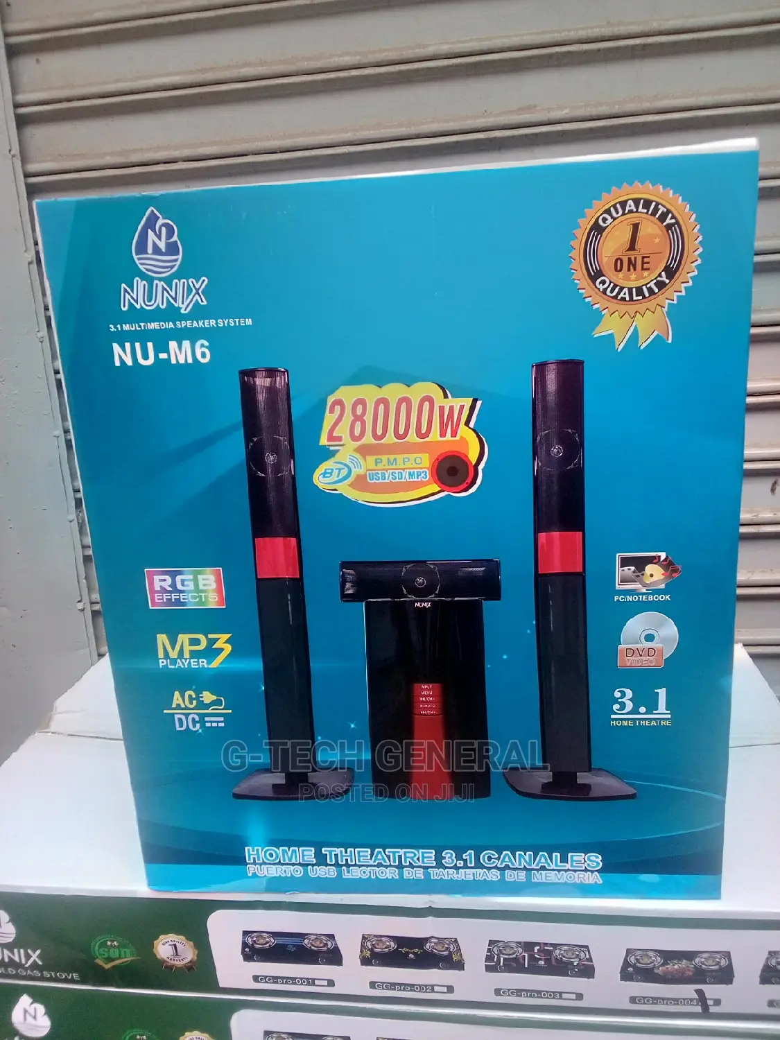 Nunix Nu-M6 3.1 Multimedia Speaker System