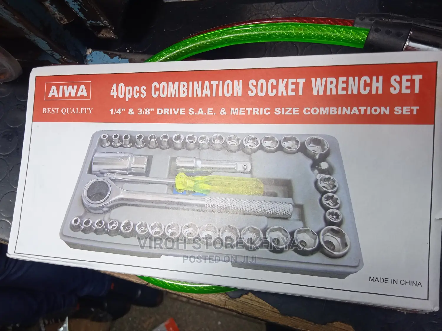 40pcs Combination Socket Wrench Set