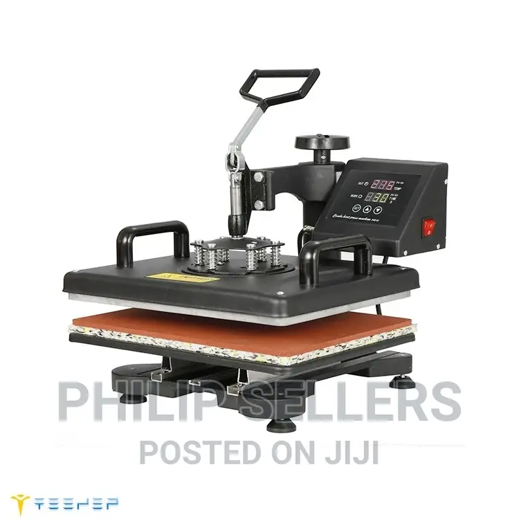 10 in 1 Combo Heat Press Machine T-Shirt Mug Hat Plate Case