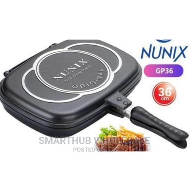Nunix Double Sided Die Cast Grill Pan 36CM - main view