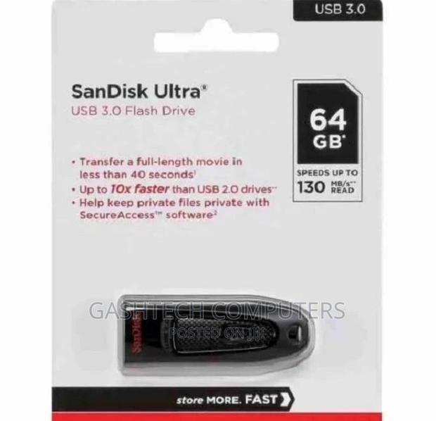 Sandisk Ultra USB 3.0 Flash Drive 64GB