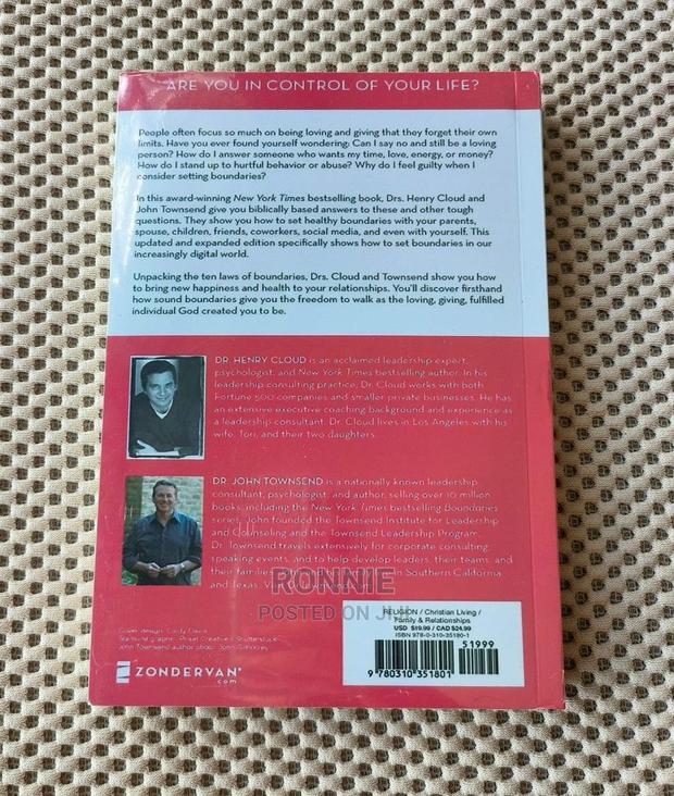 Boundaries Book by Dr. Henry Cloud and Dr. John Townsend - thumbnail 2