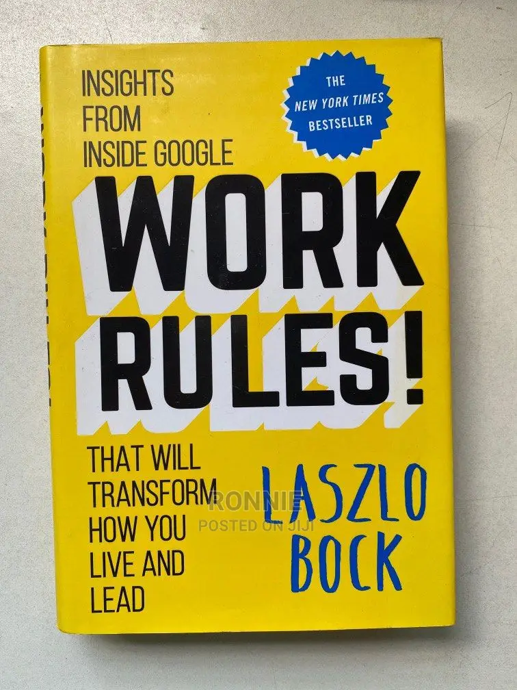 Work Rules Book by Laszlo Bock