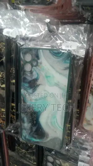 Samsung A04E Case 6.5 Inch Marble Green Silicone