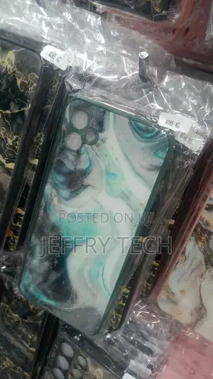 Samsung A04E Case 6.5 Inch Marble Green Silicone
