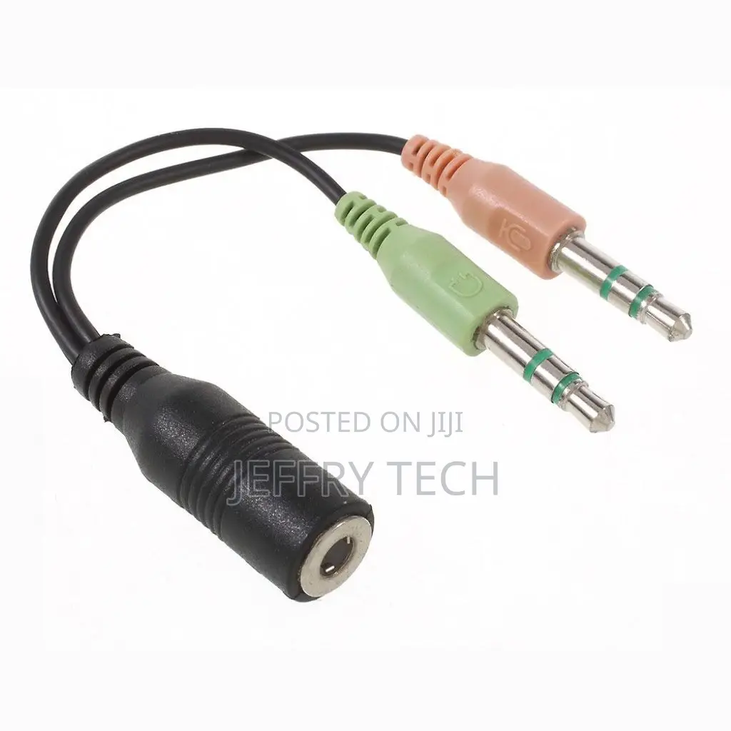Universal 3.5mm Male to Female Audio Y Splitter Cable Adapte