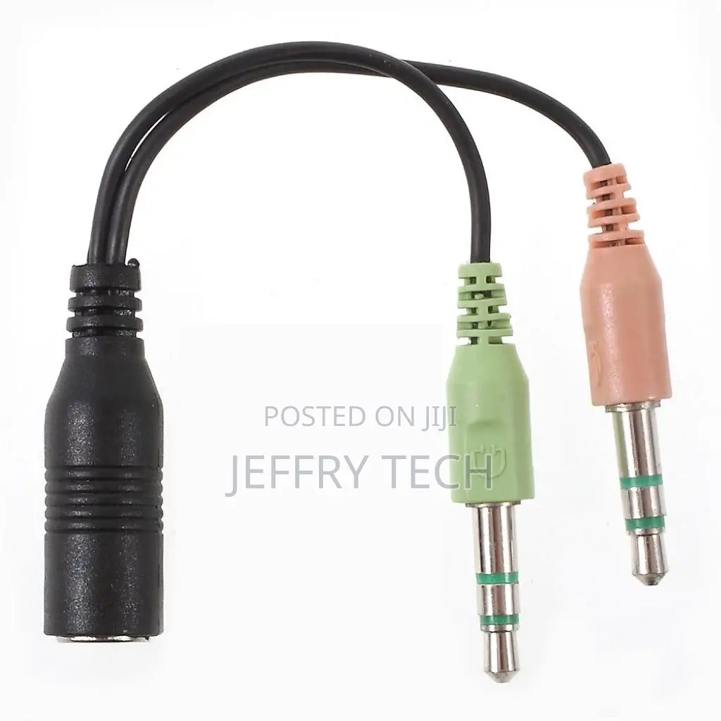 Universal 3.5mm Male to Female Audio Y Splitter Cable Adapte