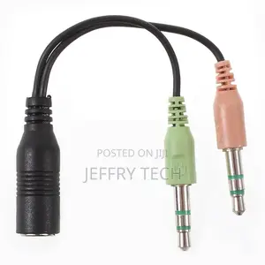 Universal 3.5mm Male to Female Audio Y Splitter Cable Adapte