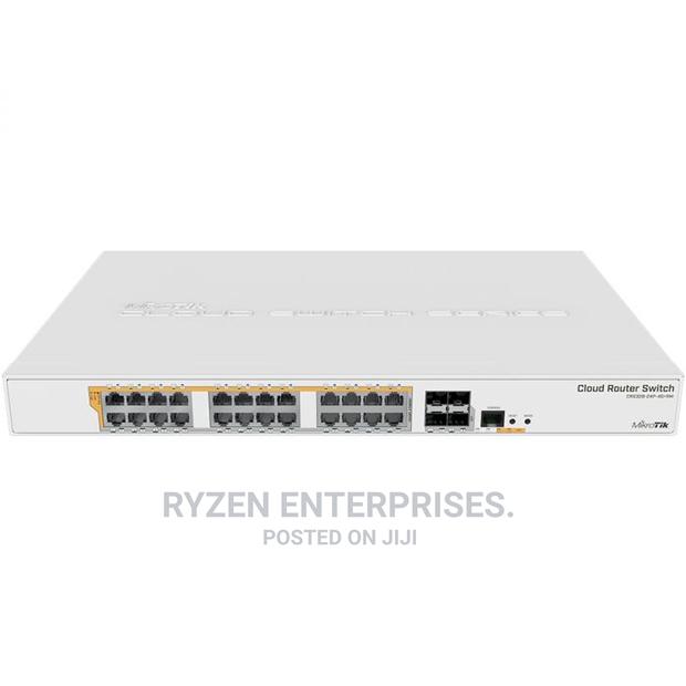 Mikrotik (CRS328-24P-4S+RM) 24 Port Gigabit Ethernet Switch
