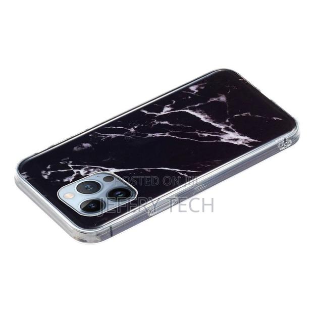 Marble iPhone 14 Pro Max Case - Black - thumbnail 5