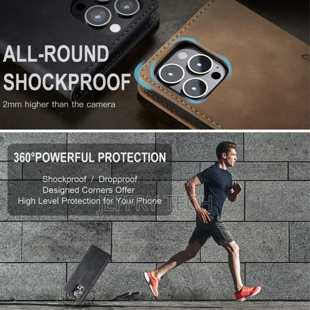iPhone 14 Pro Max Flip Case - Black
