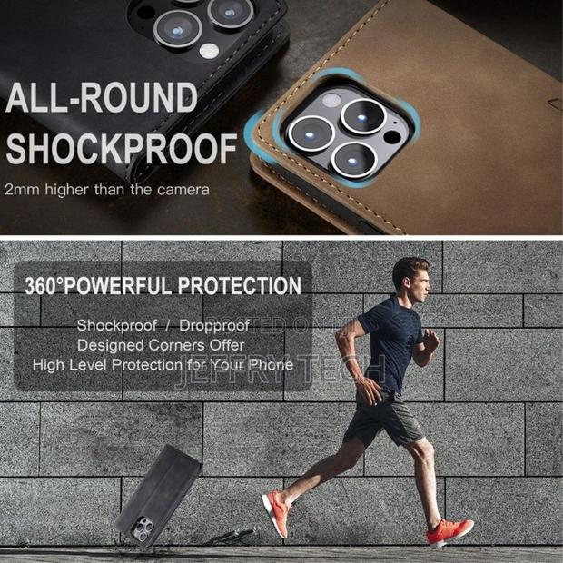 iPhone 14 Pro Max Flip Case - Black - thumbnail 3