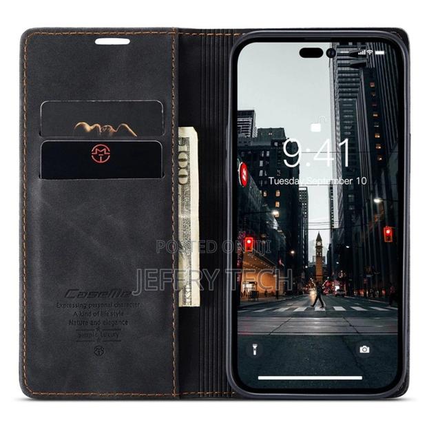 iPhone 14 Pro Max Flip Case - Black - thumbnail 5