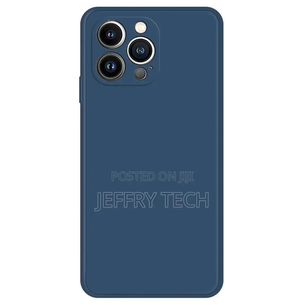 Anti-Drop Rubberized Cover for iPhone 14 Pro - Dark Blue