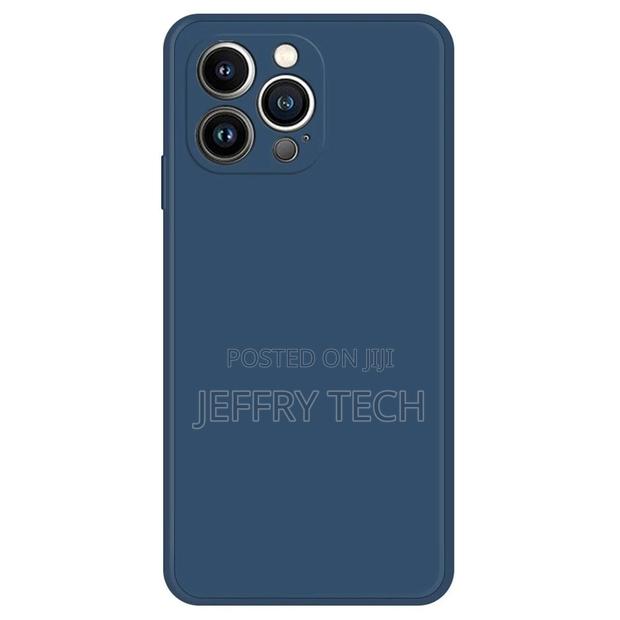 Anti-Drop Rubberized Cover for iPhone 14 Pro - Dark Blue - main view