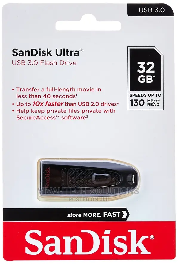 Sandisk Ultra USB 3.0 Flash Drive 32GB