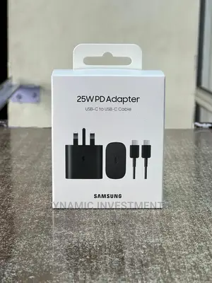 25W Samsung Charger (Super Fast Charge With USB Type-C Cable