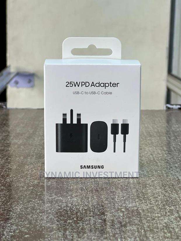 25W Samsung Charger (Super Fast Charge With USB Type-C Cable - thumbnail 3