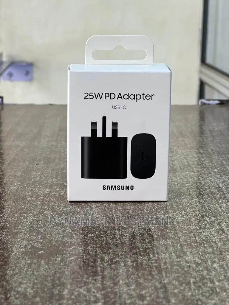 25W Samsung Charger (Super Fast Charge With USB Type-C Cable