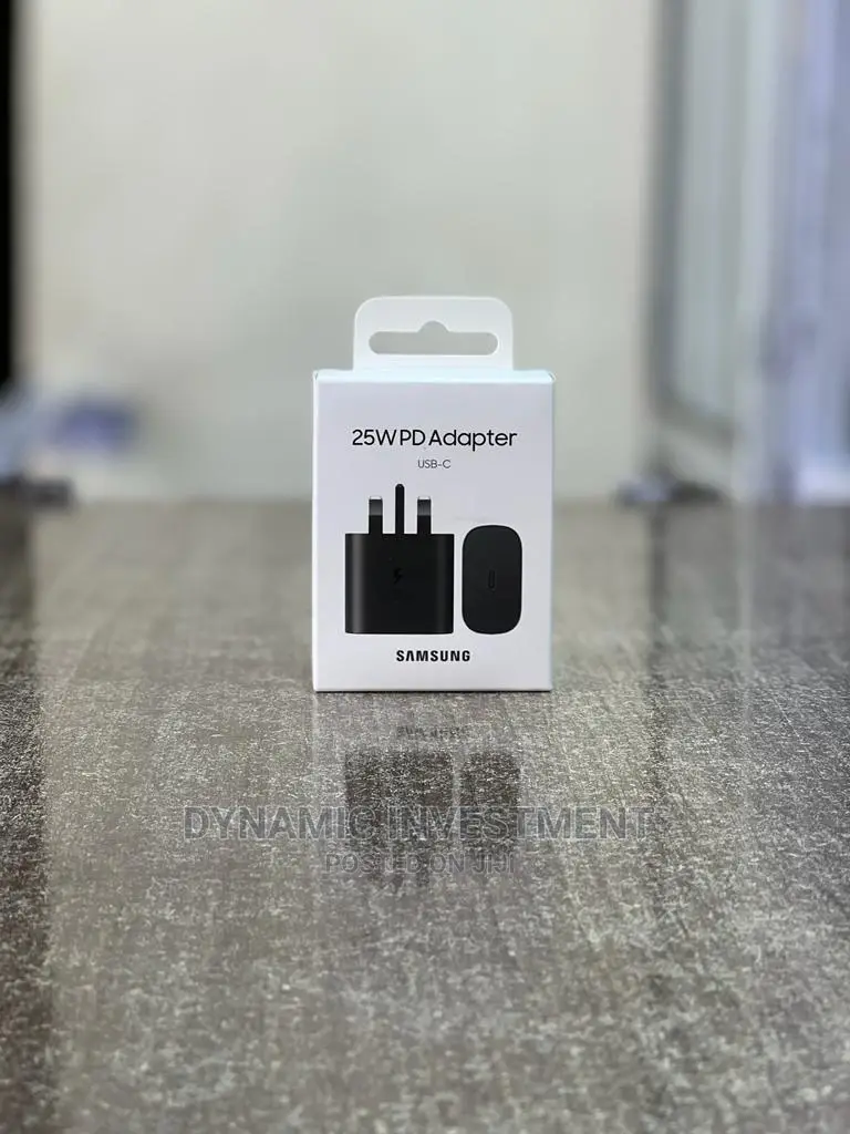 25W Samsung Charger (Super Fast Charge With USB Type-C Cable