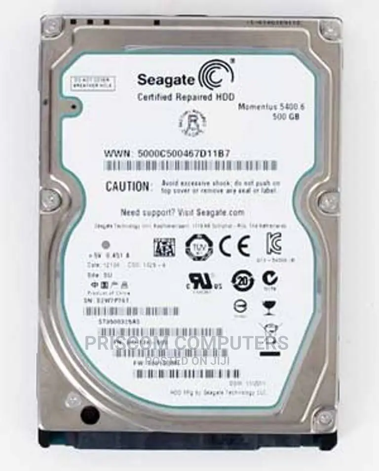 Hard Disk for Laptop 500gb Sealed in Nairobi Central Computer