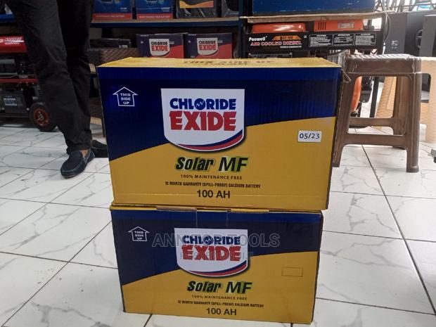 100 Ah Chloride Exide Battery - main view