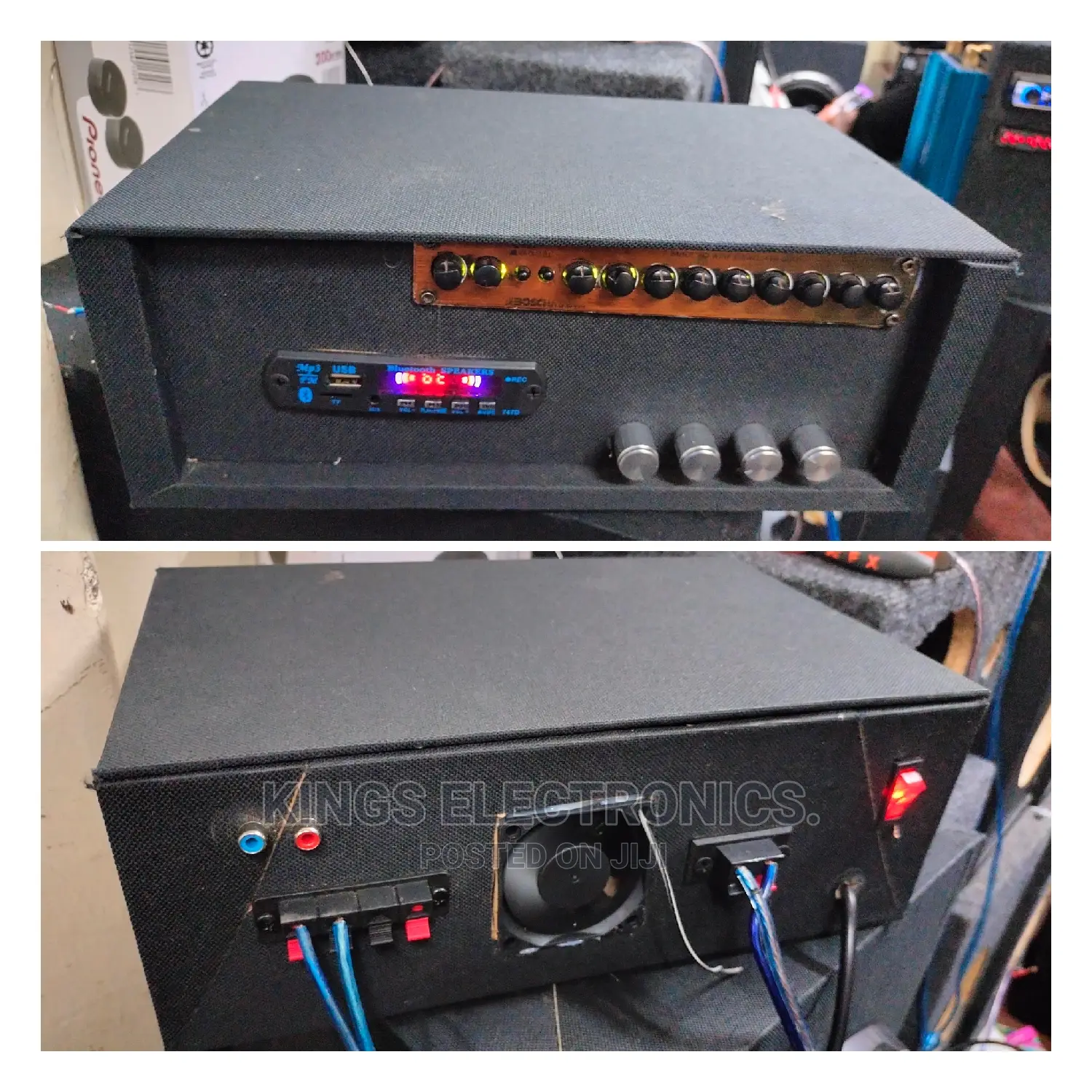 Modified Jua Kali Amplifiers.