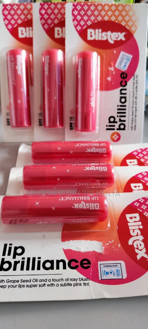 Blistex Lip Brilliance Lip Balm Moisturizer With SPF 15 Pink - thumbnail 4