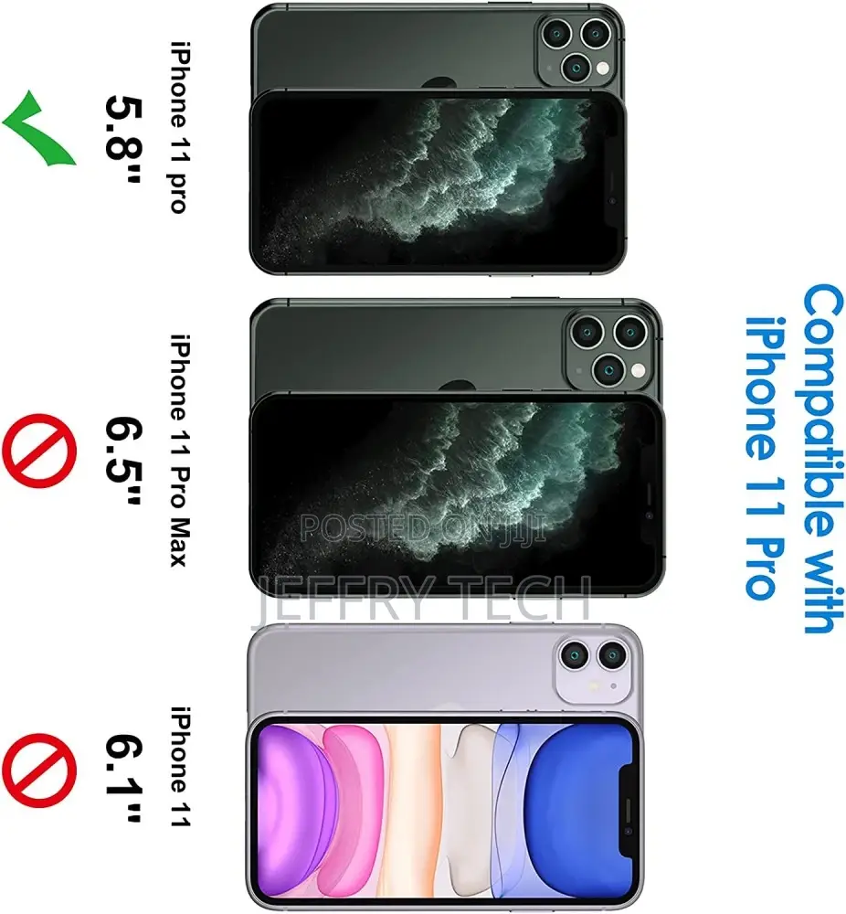 Privacy Screen Protector for iPhone 11 Pro 5.8-Inch