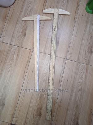 Engineering T-Square for Drawing - Wooden - thumbnail 2