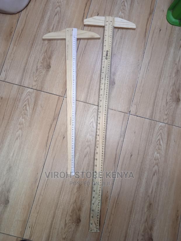 Engineering T-Square for Drawing - Wooden - main view
