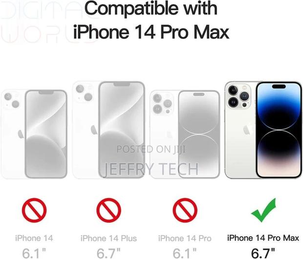 Privacy Screen Protector for iPhone 14 Pro Max 6.7-Inch. - thumbnail 3