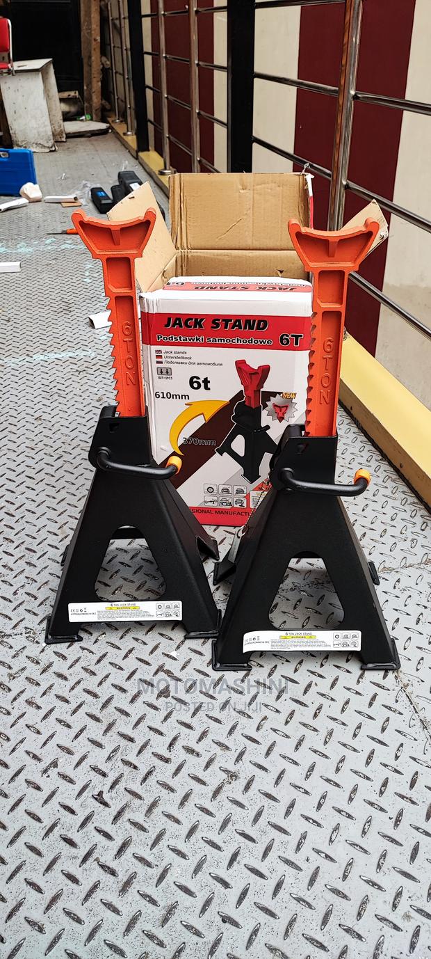 6 Ton Heavy Duty Vehicle Jack Stands 2 Pieces Brand New