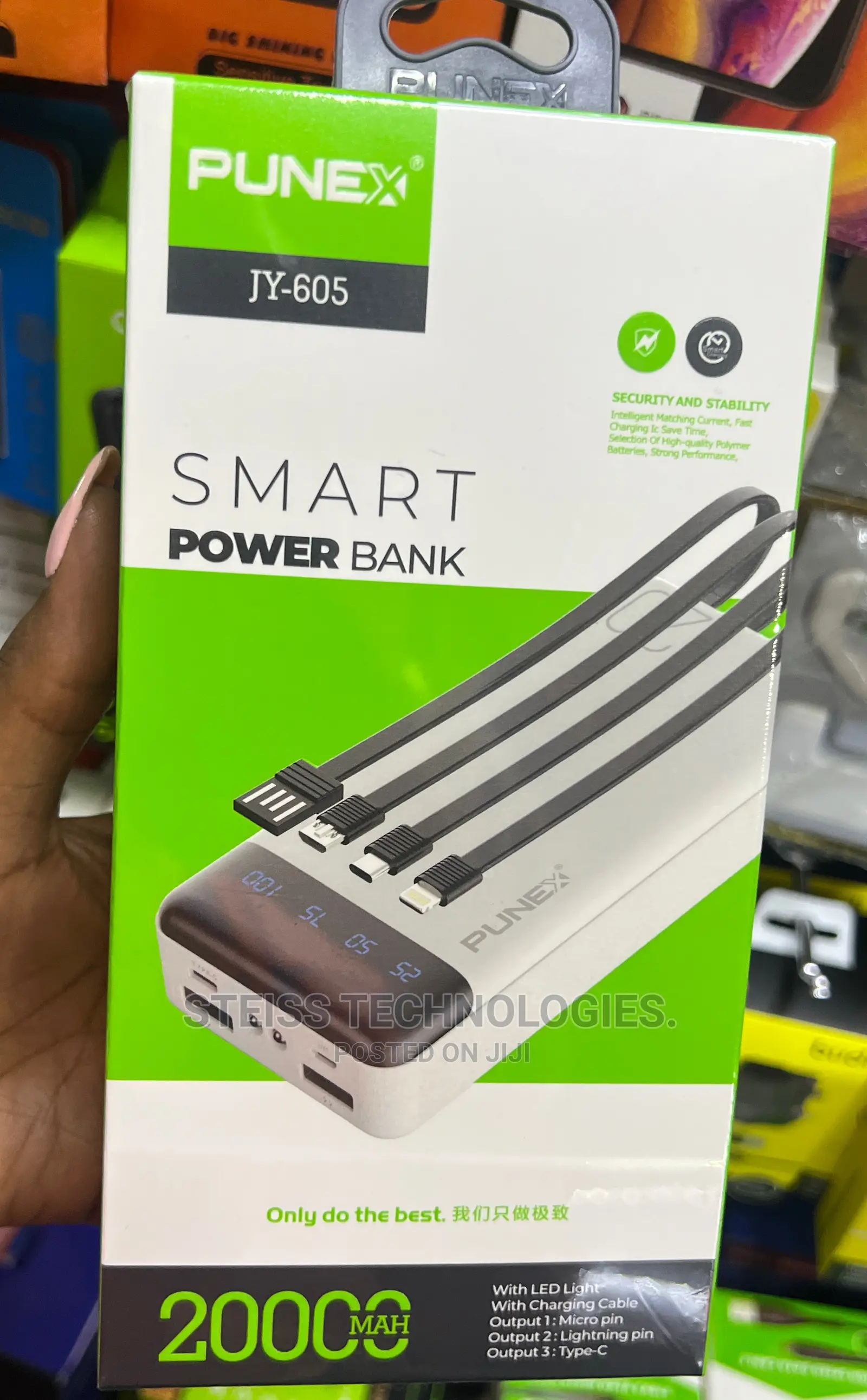 Punex 20000mah Smart Powerbank.