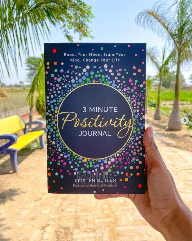 3 Minute Positivity Journal Book by Kristen Butler