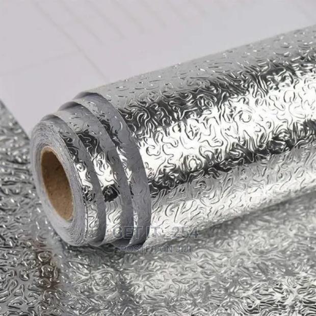 Silver Aluminium Foil /Kitchen Table Top Liner - thumbnail 2