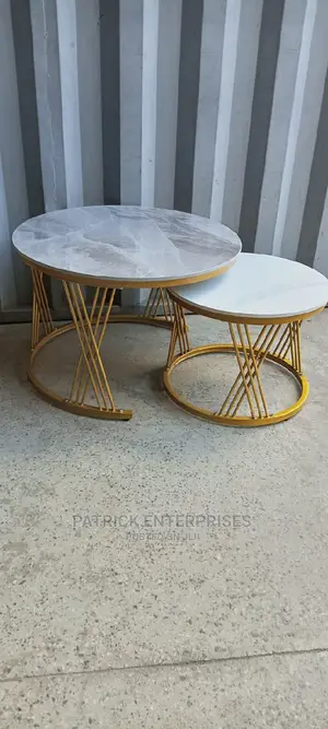 Imported Morden Marble Nesting Tables