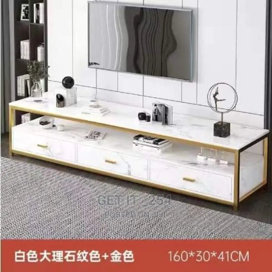 Marble Pattern Tv Stand