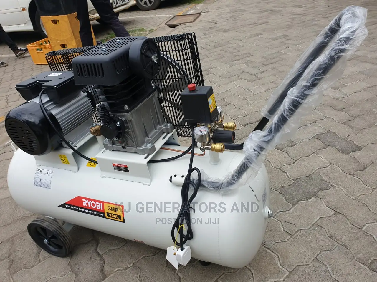 100litres 3hp Belt Drive Compressor.