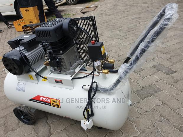 100litres 3hp Belt Drive Compressor. - thumbnail 4