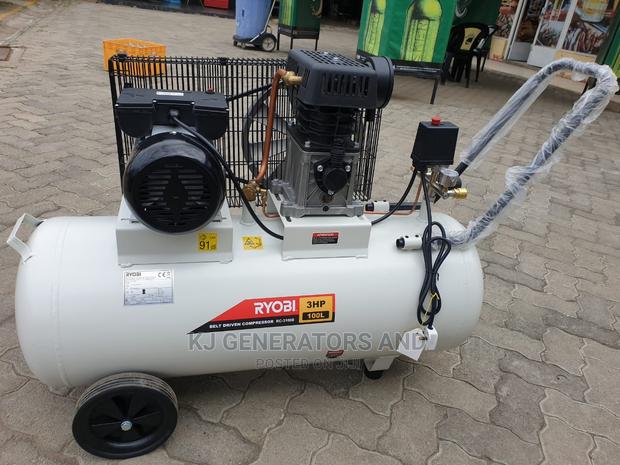 100litres 3hp Belt Drive Compressor. - thumbnail 3