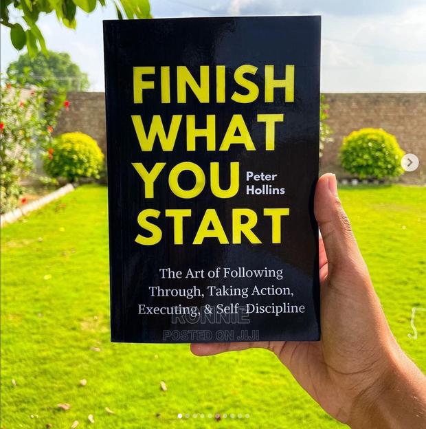 Finish What You Start Book by Peter Hollins