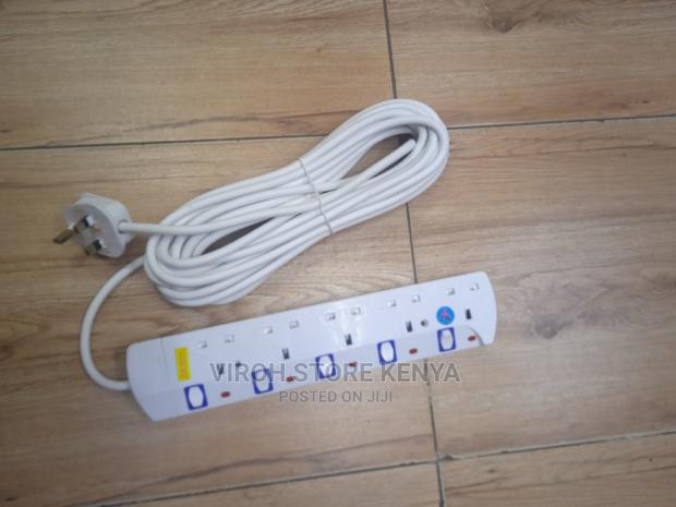 New JSB 5way 10metres Long Socket Extension Cable 1.5mm - main view