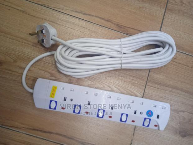 Surge Protector Extension Cable 10metres Long 5 Ports - thumbnail 2